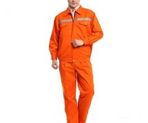 Quần áo bảo hộ mùa đông màu cam có phản quang (Hàng đặt may)